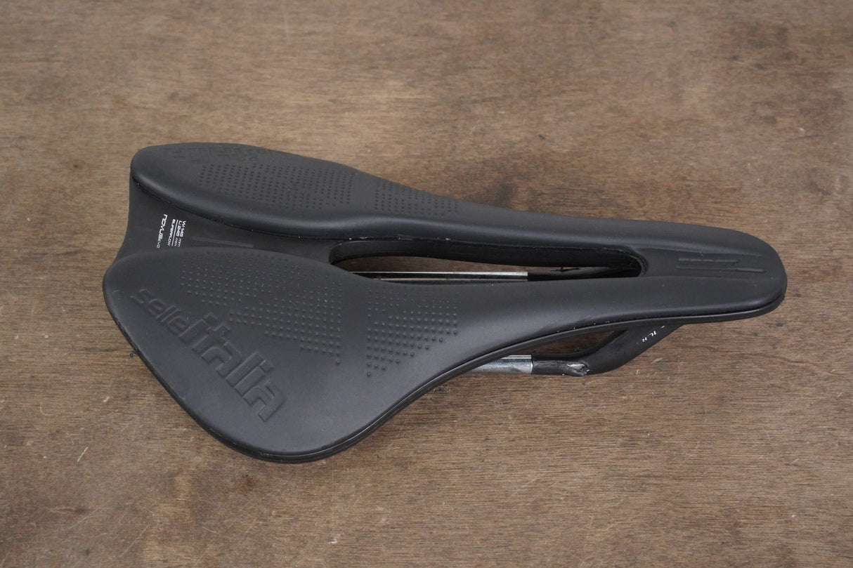 145mm Selle Italia Novus Boost Evo Kit FeC Alloy Superflow Road Bike Saddle 258g