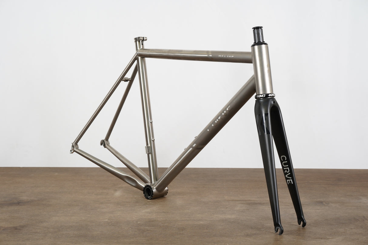 54cm Curve Belgie eTap Titanium Rim Brake Road Frameset