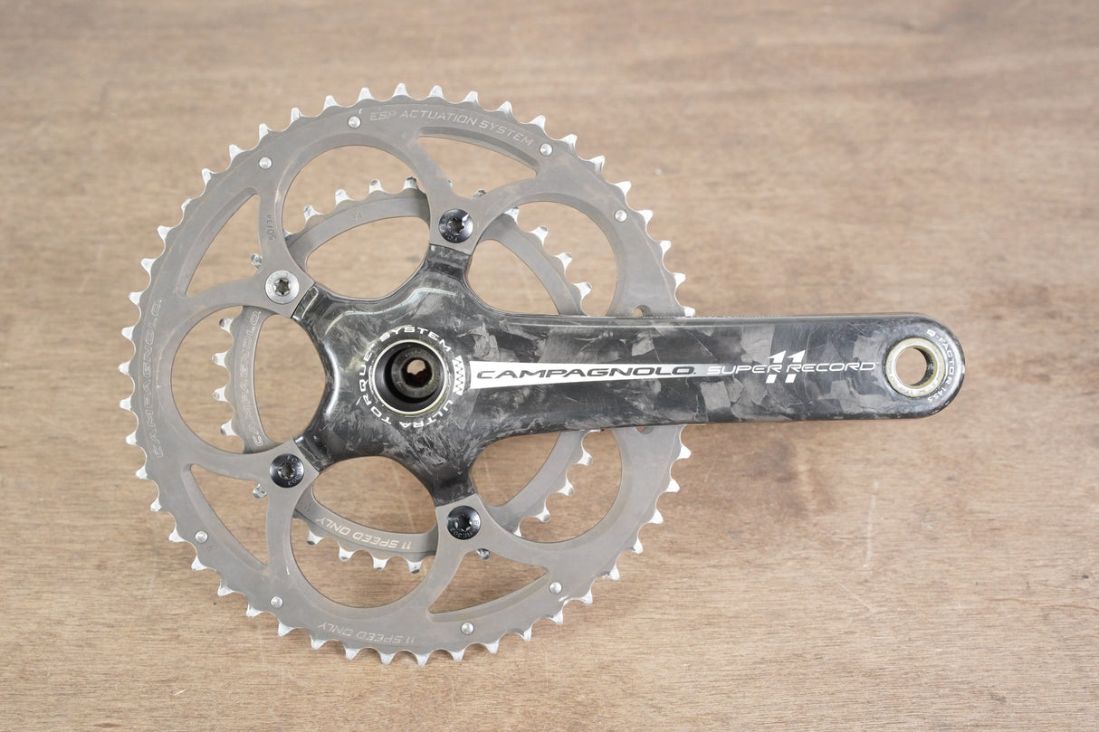 172.5mm 50/34T Campagnolo Super Record 11 Speed Carbon Crankset