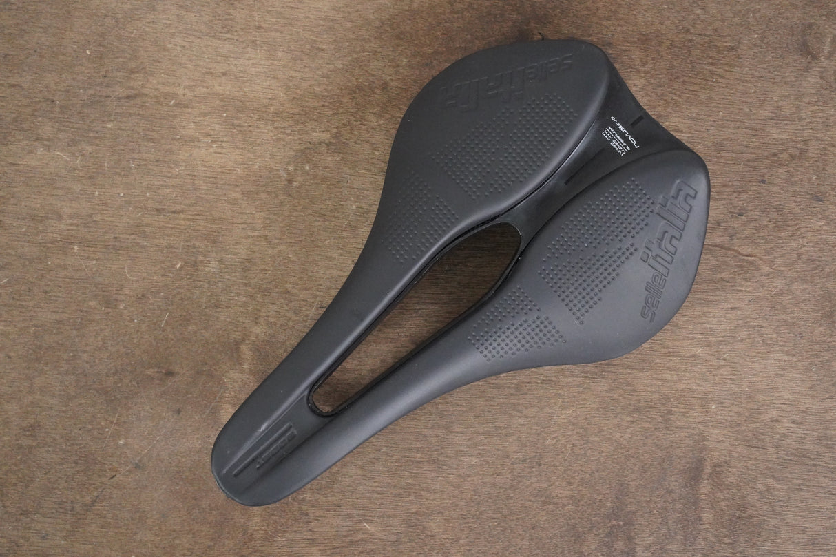 145mm Selle Italia Novus Boost Evo Kit FeC Alloy Superflow Road Bike Saddle 258g