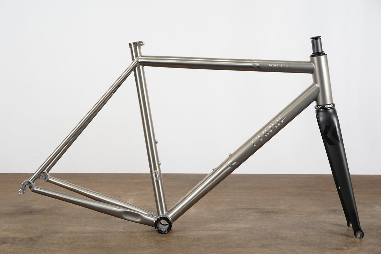 54cm Curve Belgie eTap Titanium Rim Brake Road Frameset