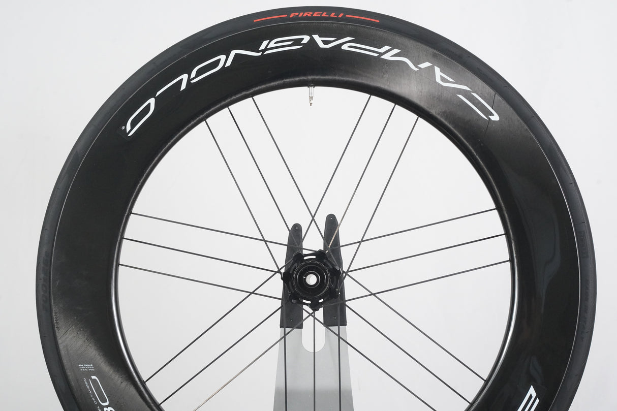 FRONT Campagnolo Bora Ultra WTO 80 Carbon Tubeless Clincher Disc Brake Wheel