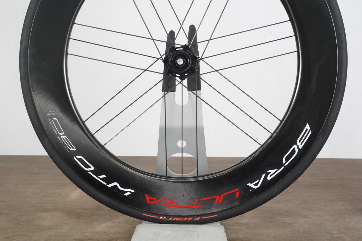 FRONT Campagnolo Bora Ultra WTO 80 Carbon Tubeless Clincher Disc Brake Wheel