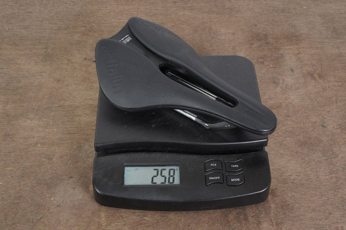 145mm Selle Italia Novus Boost Evo Kit FeC Alloy Superflow Road Bike Saddle 258g