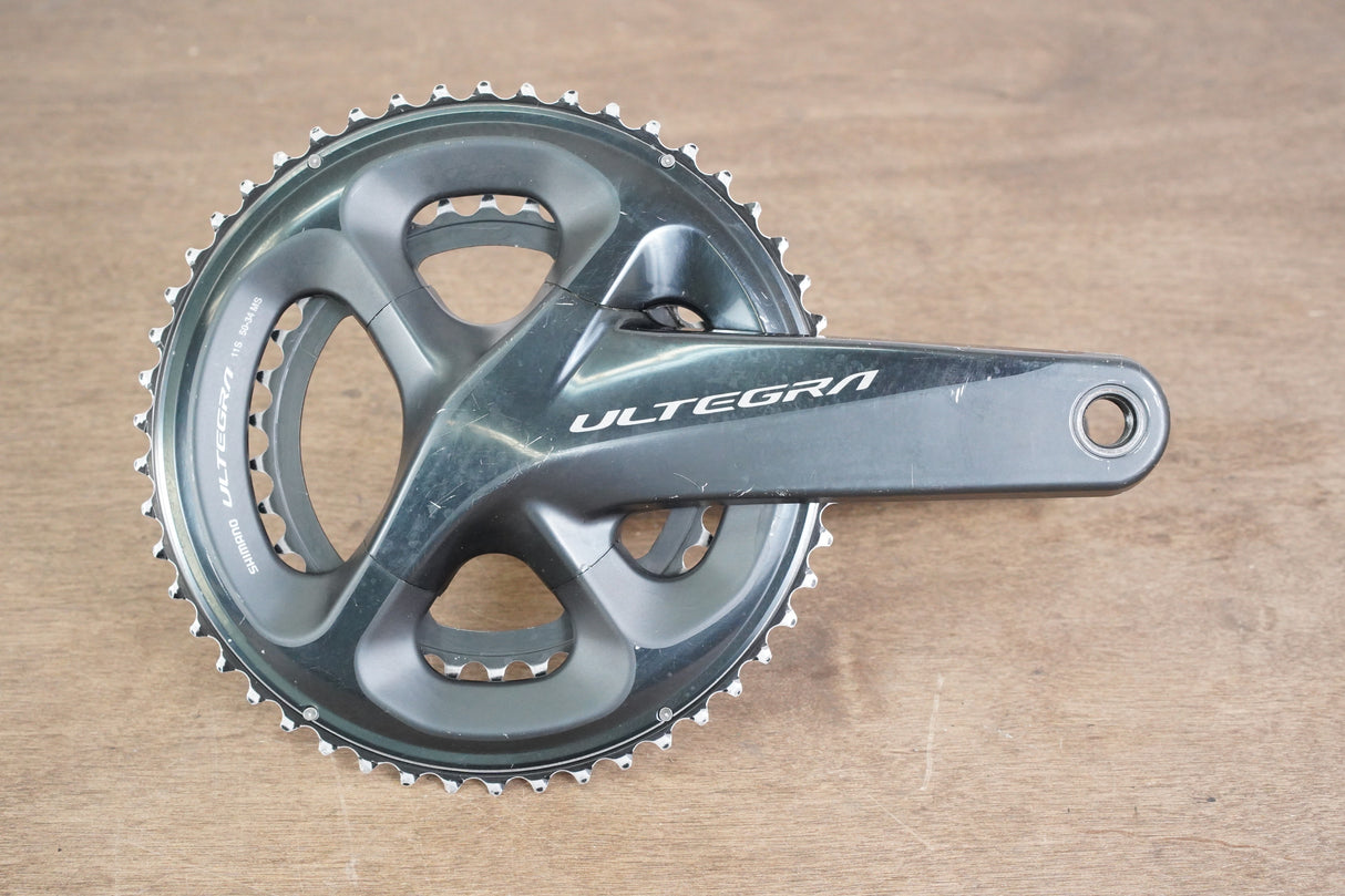 172.5mm 50/34T Shimano Ultegra FC-R8000 11 Speed Crankset 8000