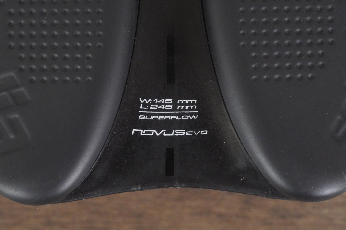 145mm Selle Italia Novus Boost Evo Kit FeC Alloy Superflow Road Bike Saddle 258g