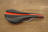 132mm (Shallow) Fabric Line Sport Steel Rail Road Saddle 244g