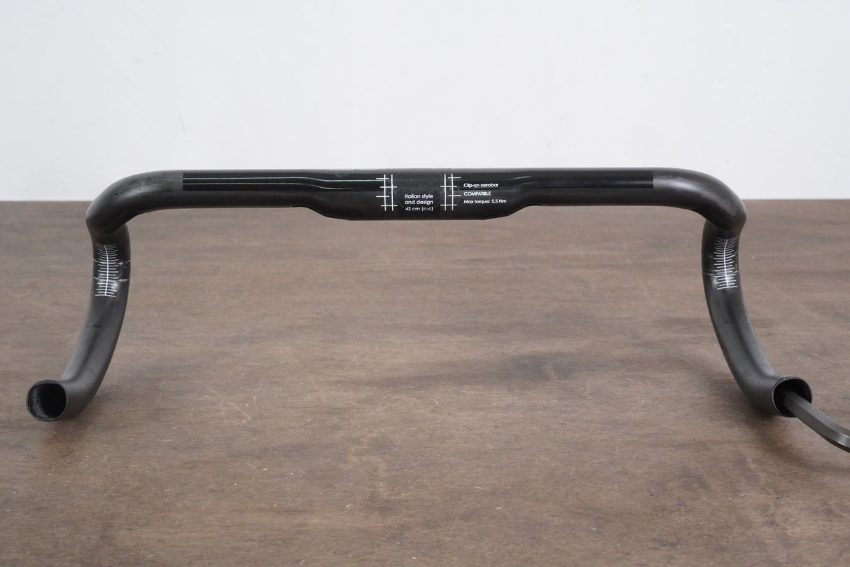 42cm 3T Ergonova Team Stealth Carbon Compact Road Handlebar 31.8mm
