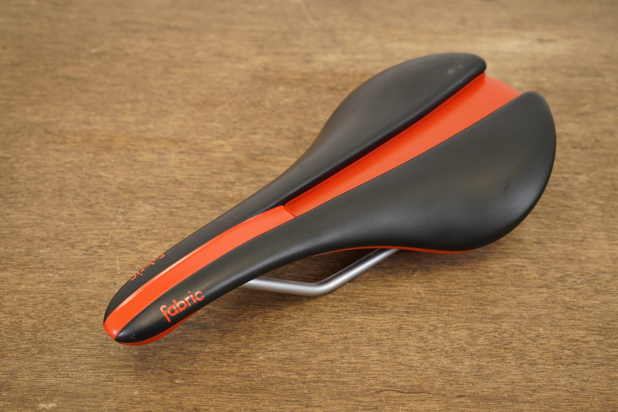132mm (Shallow) Fabric Line Sport Steel Rail Road Saddle 244g