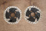 (2) 140mm Shimano Dura-Ace SM-RT900-SS Center Lock Disc Brake Rotors