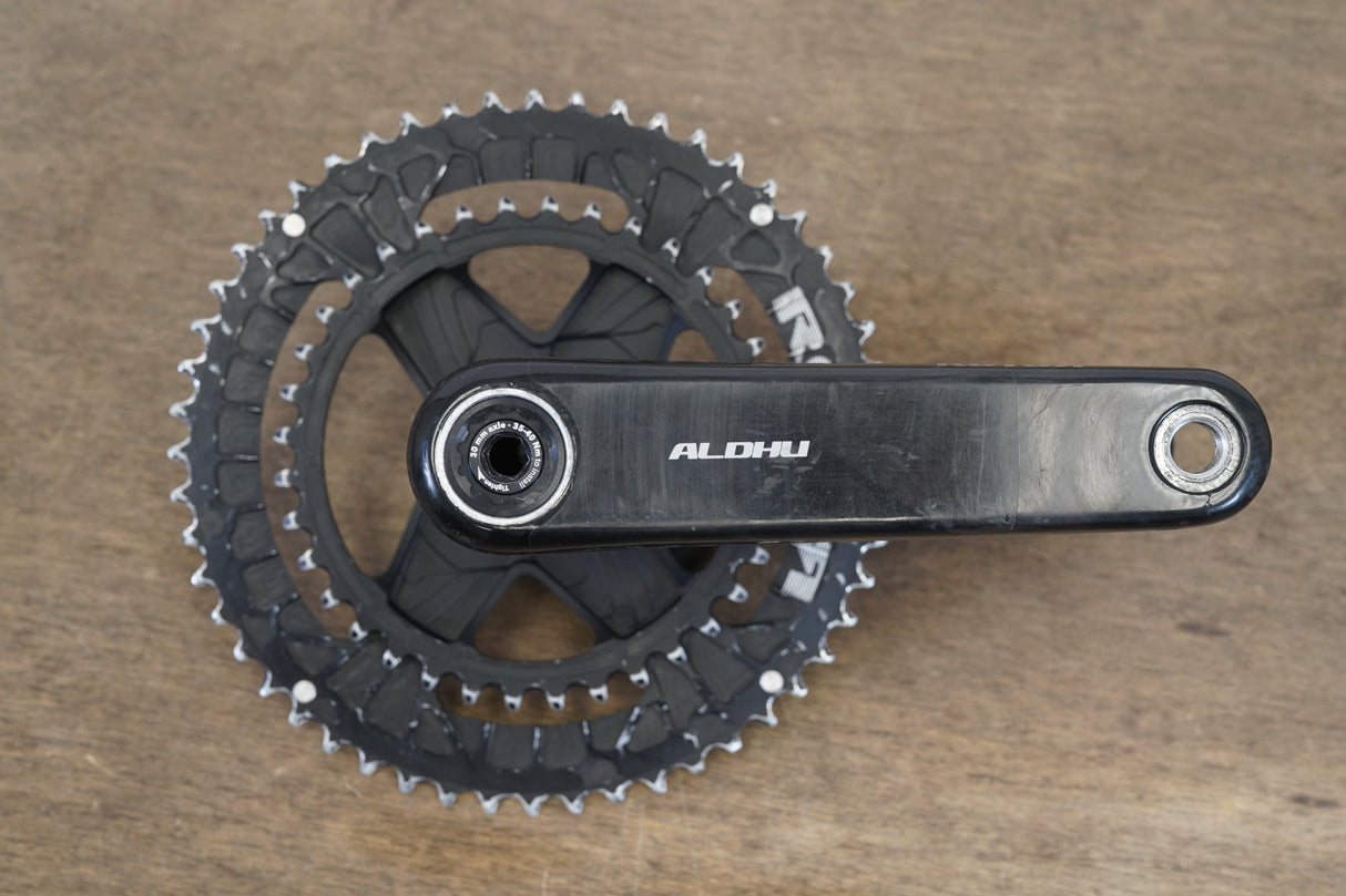 172.5mm 52/36T 30mm Rotor Aldhu Carbon Road Crankset 527g