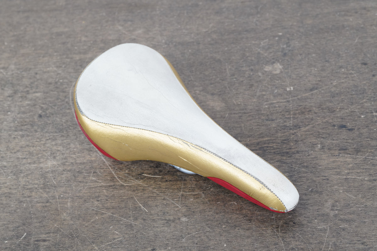 100mm Fizik Poggio Titanium Rail Vintage Road Saddle 272g