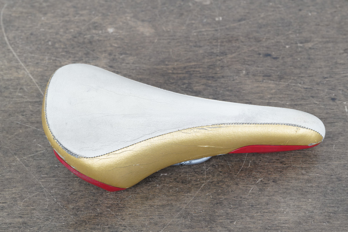 100mm Fizik Poggio Titanium Rail Vintage Road Saddle 272g