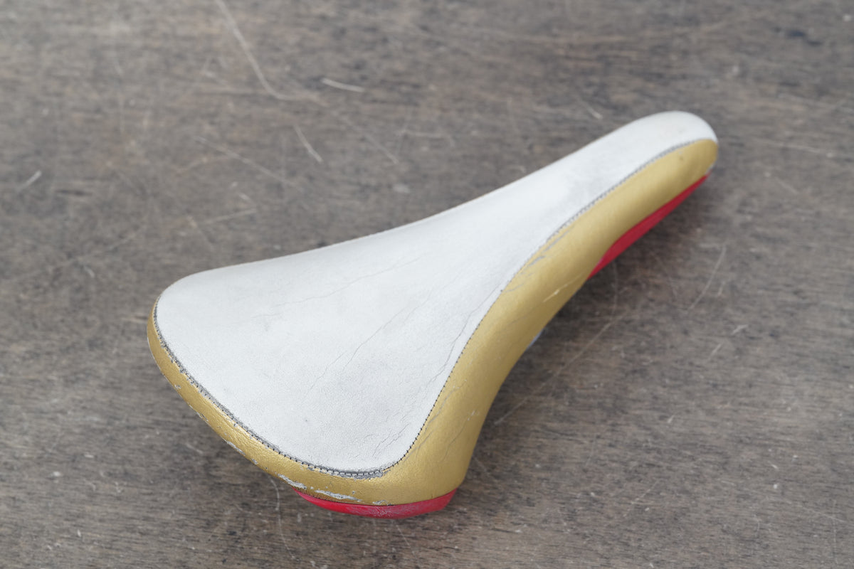 100mm Fizik Poggio Titanium Rail Vintage Road Saddle 272g