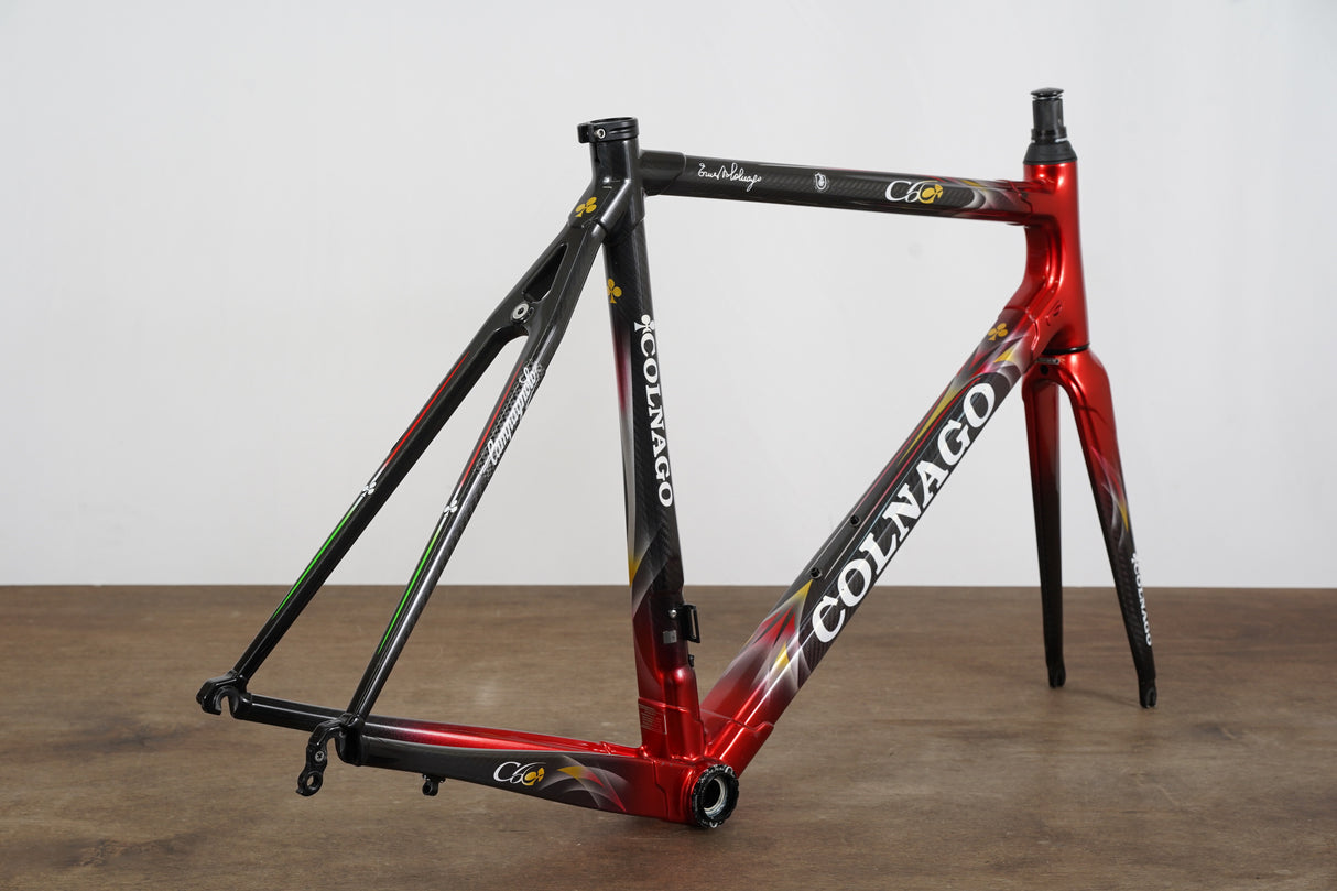 54s Colnago C60 Art Decor Carbon Rim Brake Road Frameset