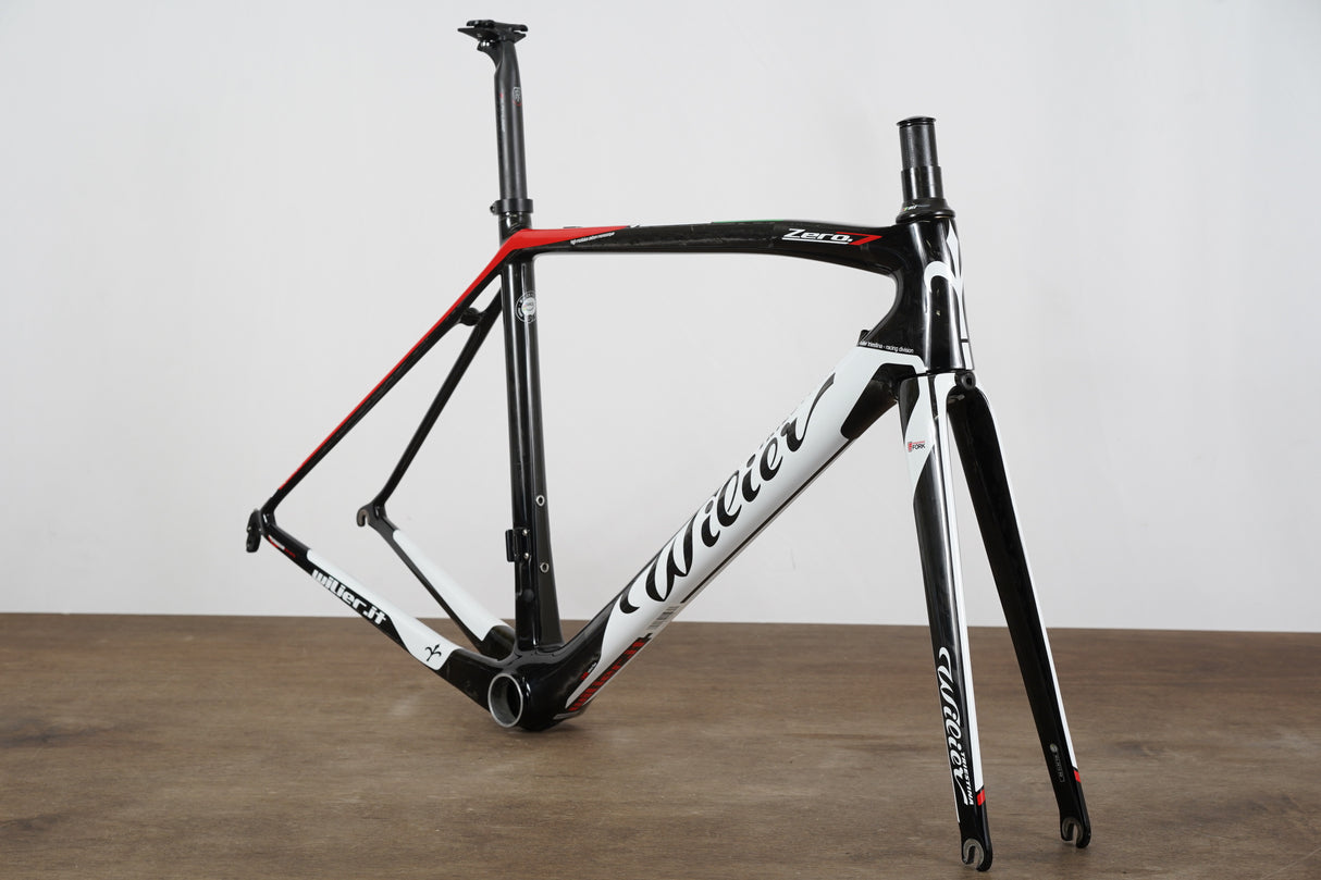 S (Small) Wilier Triestina Zero 7 Carbon Rim Brake Road Frameset Zero.7