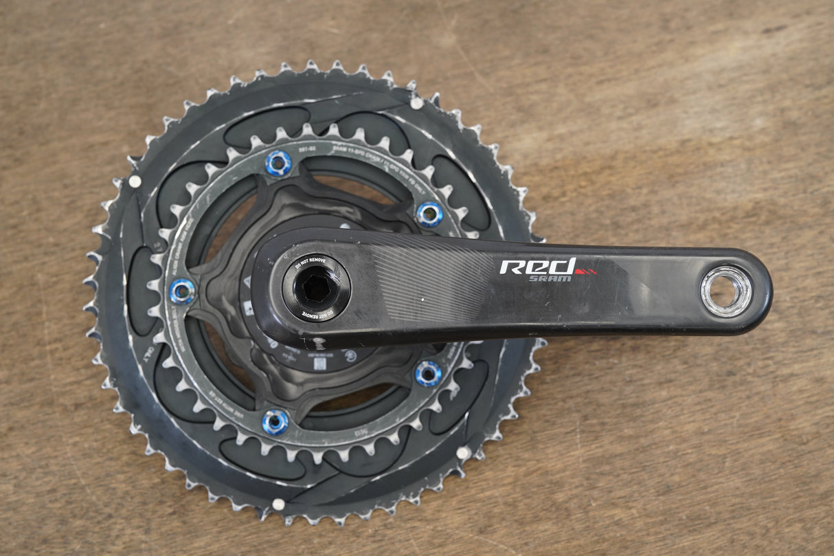 170mm 55/39T BB30 SRAM Red 22 Quarq DZero Power Meter Crankset 777g