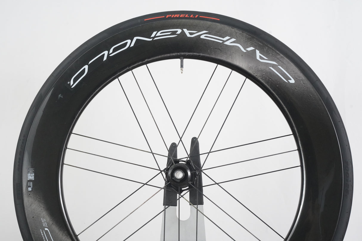 FRONT Campagnolo Bora Ultra WTO 80 Carbon Tubeless Clincher Disc Brake Wheel