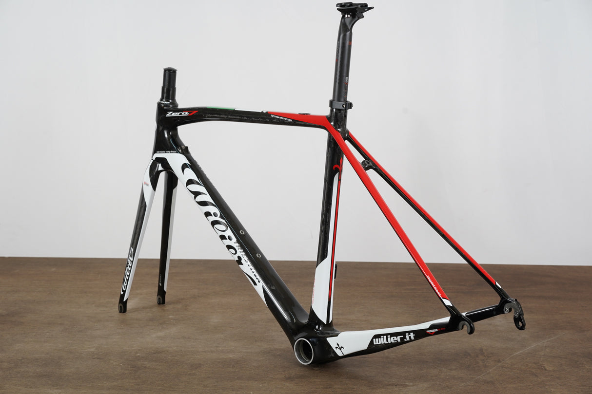 S (Small) Wilier Triestina Zero 7 Carbon Rim Brake Road Frameset Zero.7