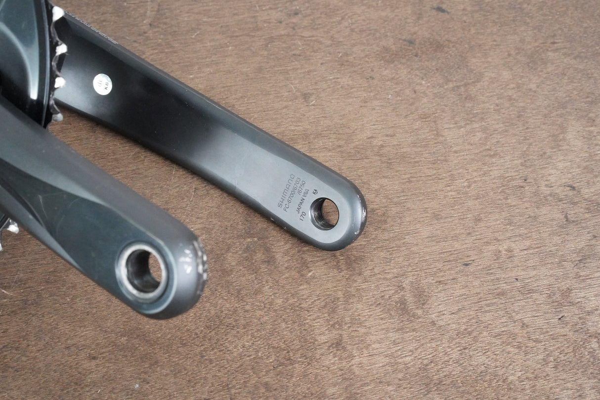 170mm 50/34T Shimano Ultegra FC-6700 10 Speed Road Crankset