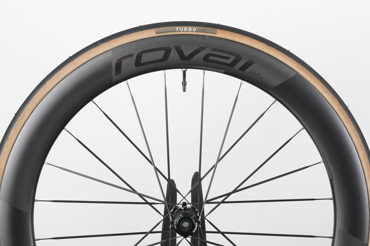 Roval Rapide Sprint CLX Carbon Tubeless Disc Brake Wheelset SRAM XDR 12 Speed