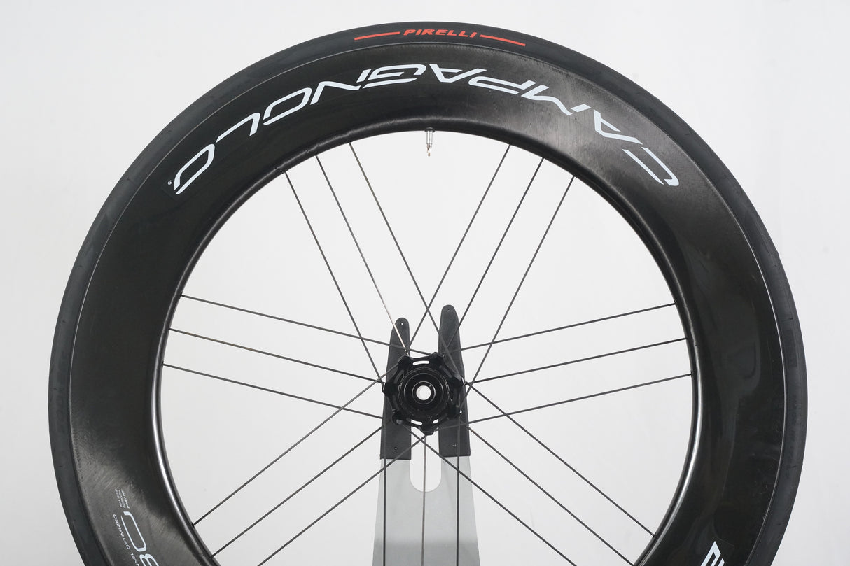 FRONT Campagnolo Bora Ultra WTO 80 Carbon Tubeless Clincher Disc Brake Wheel