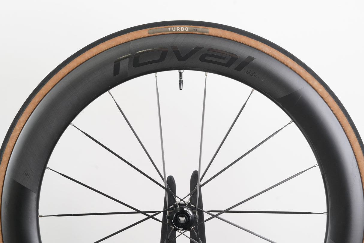 Roval Rapide Sprint CLX Carbon Tubeless Disc Brake Wheelset SRAM XDR 12 Speed