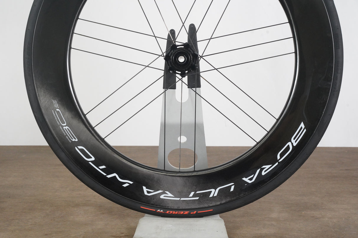 FRONT Campagnolo Bora Ultra WTO 80 Carbon Tubeless Clincher Disc Brake Wheel
