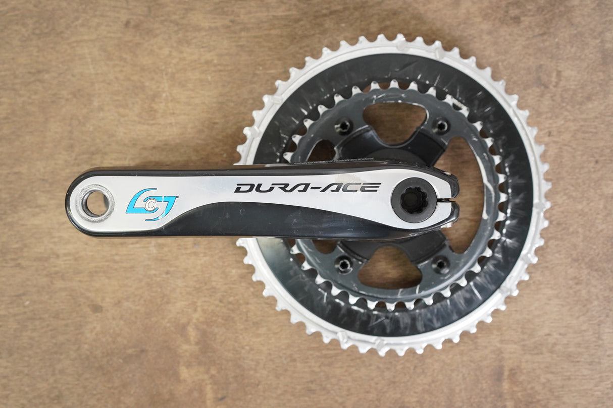 172.5mm 52/36T Shimano Dura-Ace FC-9000 11 Speed Stages Power Meter Crankset