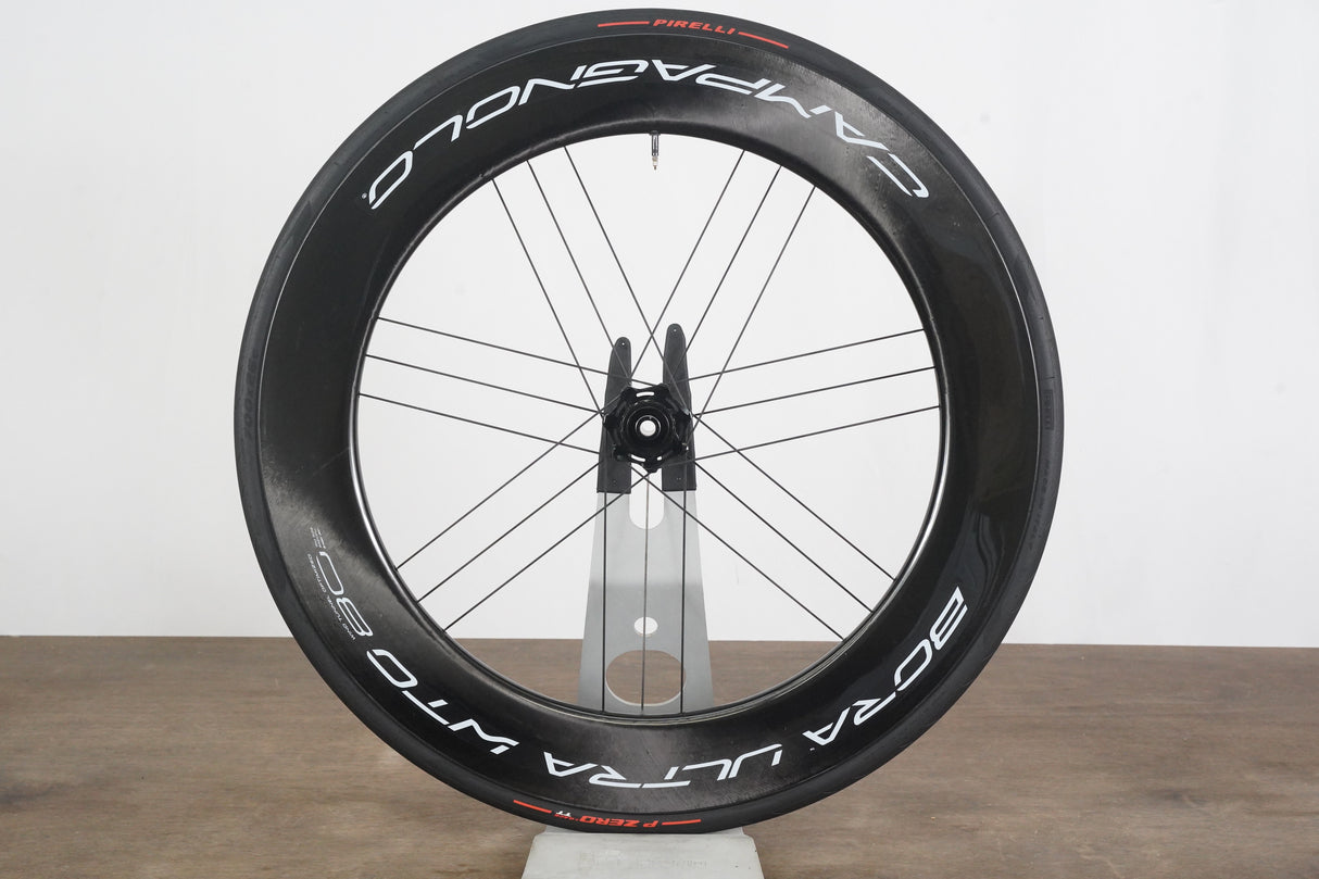 FRONT Campagnolo Bora Ultra WTO 80 Carbon Tubeless Clincher Disc Brake Wheel