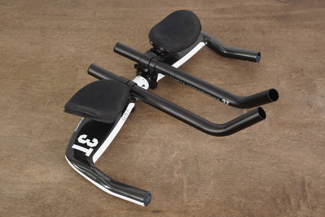 42cm 3T Aura Pro Carbon TT Triathlon Aero Base Bar Handlebar + Extensions 31.8mm