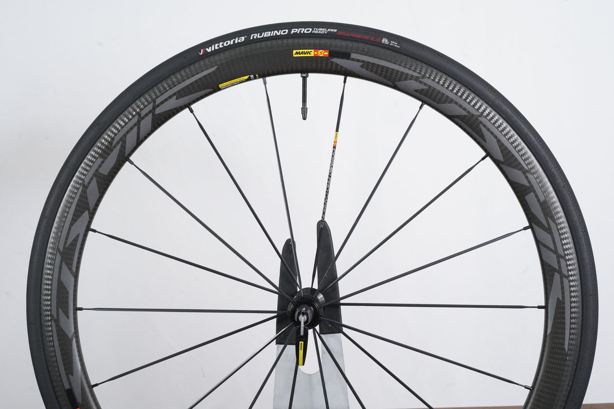 Mavic Cosmic Pro Carbon SL UST Tubeless Clincher Rim Brake Wheelset 11 Speed