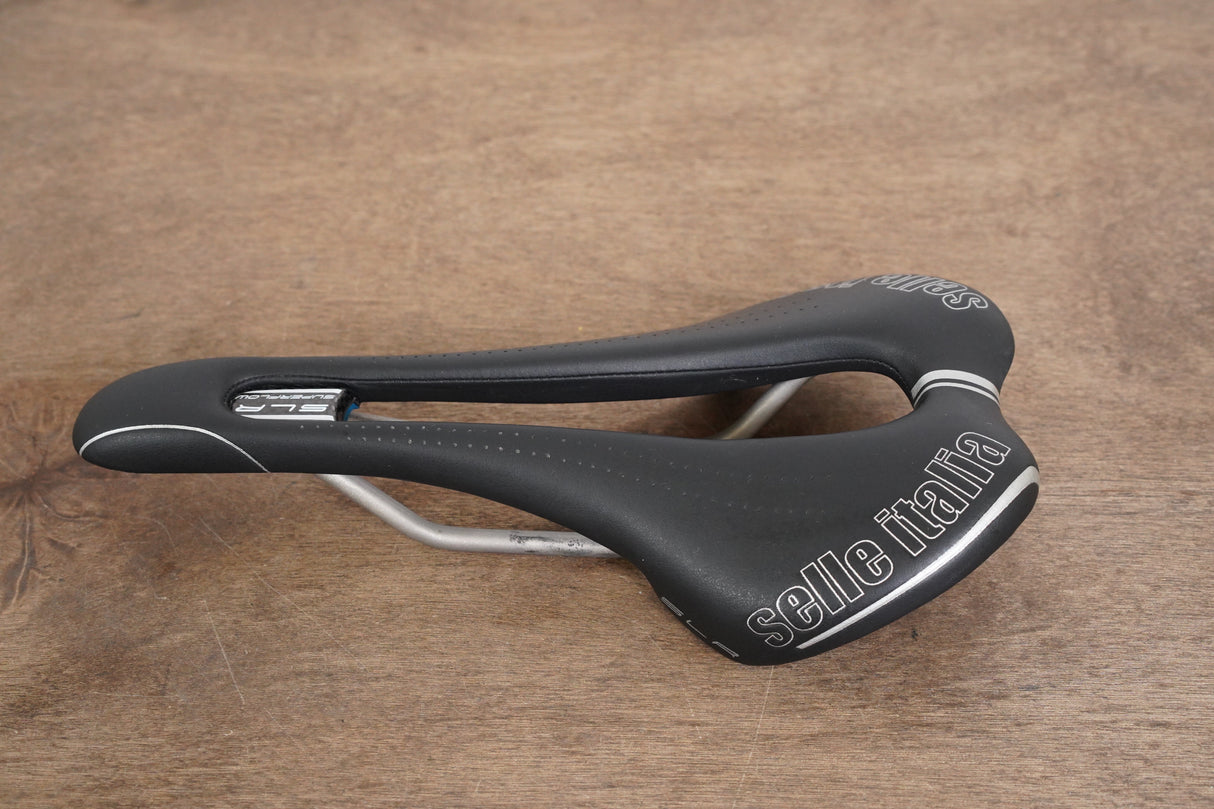 145mm Selle Italia SLR Superflow Titanium 316 Rail Road Saddle