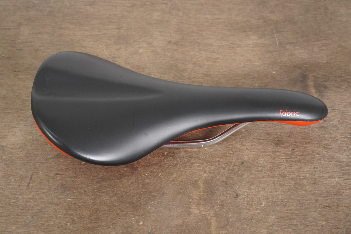 142mm (Shallow) Fabric Scoop Cr-Mo Rail Road Saddle 258g