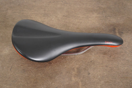 142mm (Shallow) Fabric Scoop Cr-Mo Rail Road Saddle 258g