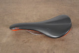 142mm (Shallow) Fabric Scoop Cr-Mo Rail Road Saddle 258g