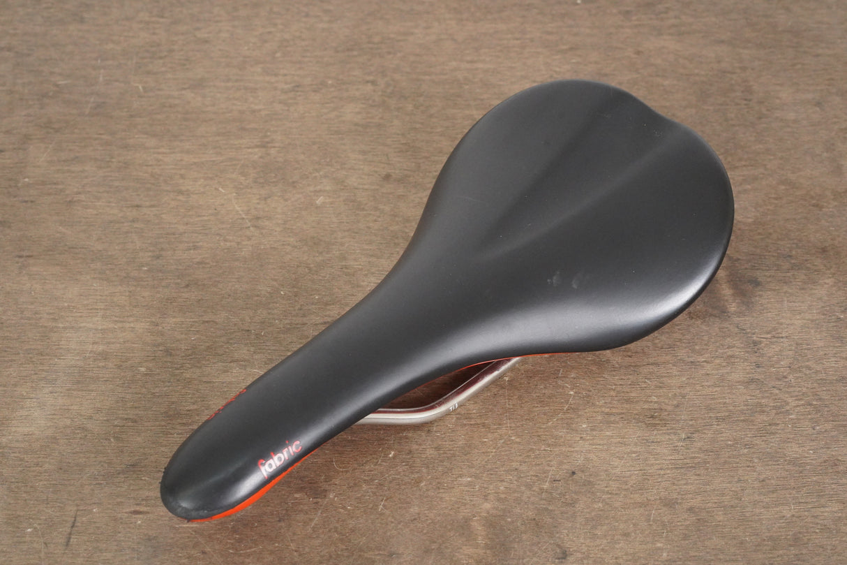 142mm (Shallow) Fabric Scoop Cr-Mo Rail Road Saddle 258g