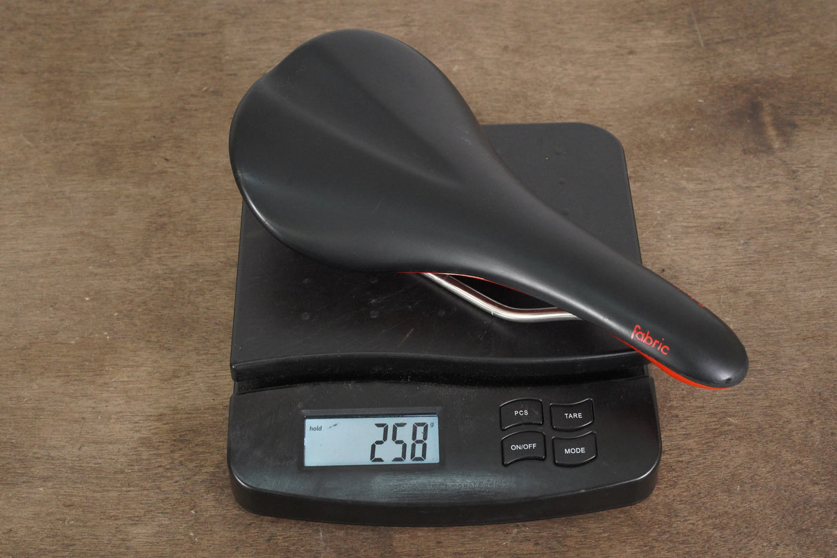 142mm (Shallow) Fabric Scoop Cr-Mo Rail Road Saddle 258g