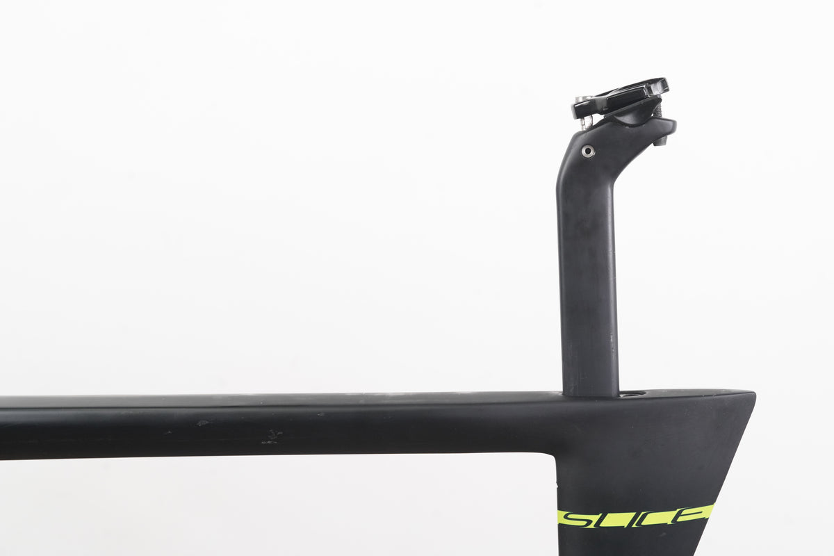 56cm Cannondale Slice RS Carbon Rim Brake TT Triathlon Frameset + Cockpit + Calipers