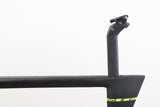 56cm Cannondale Slice RS Carbon Rim Brake TT Triathlon Frameset + Cockpit + Calipers