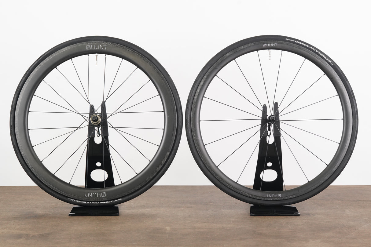 Hunt 36/50 Carbon Tubeless Clincher Rim Brake Wheelset Shimano/SRAM 11 Speed