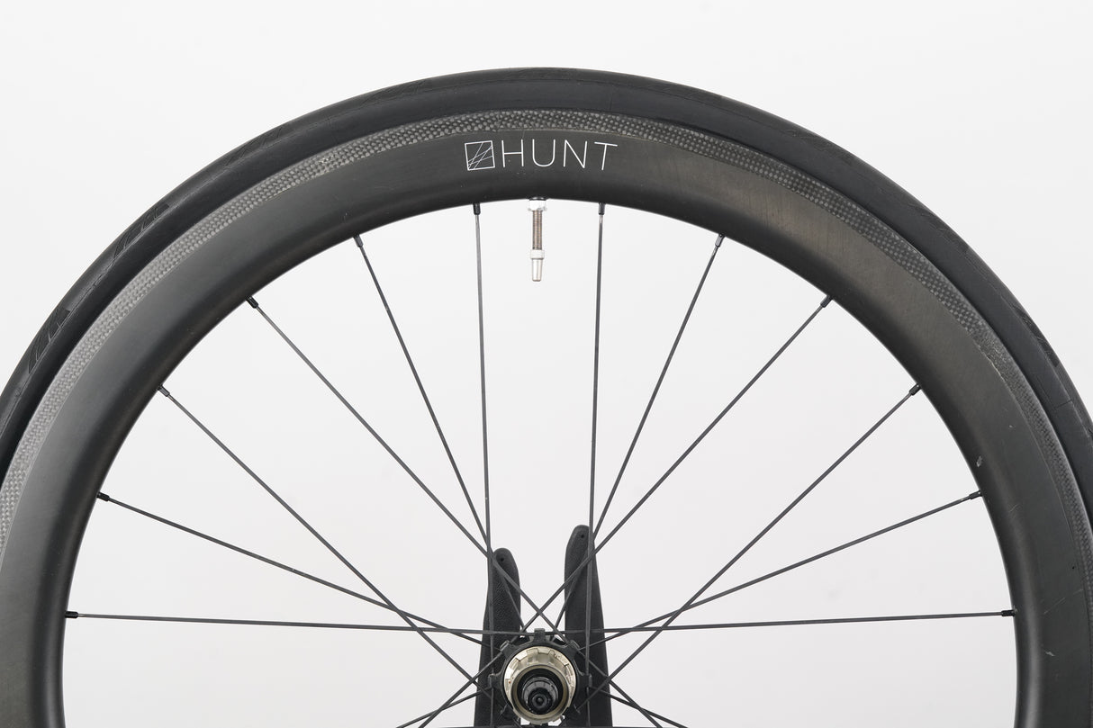 Hunt 36/50 Carbon Tubeless Clincher Rim Brake Wheelset Shimano/SRAM 11 Speed