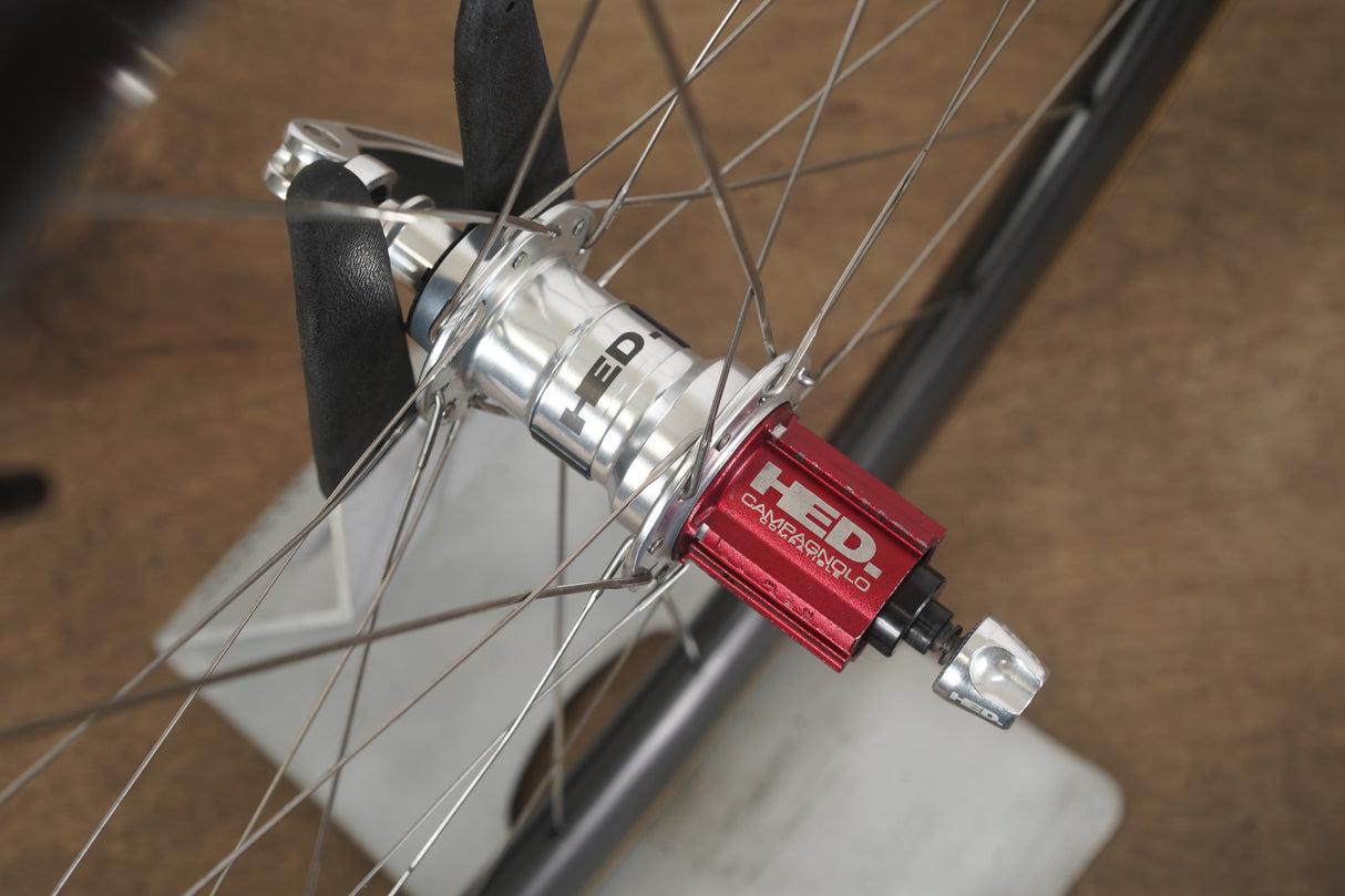 HED Stinger 4 Carbon Tubular Rim Brake Wheelset Campagnolo 11 Speed