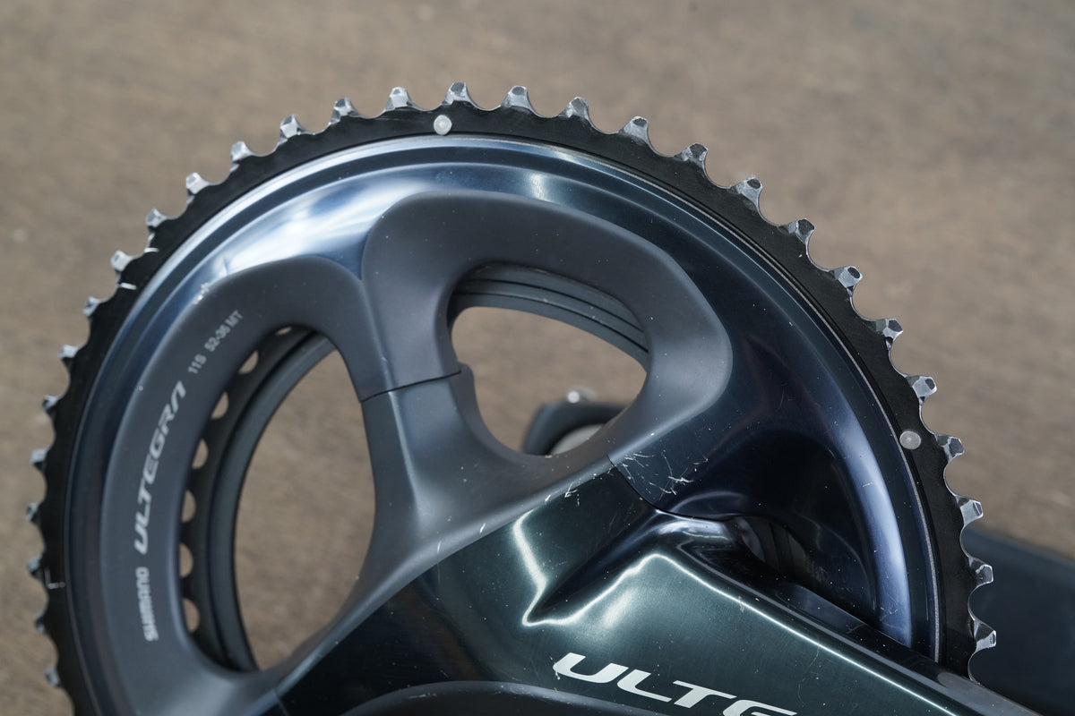 172.5mm 52/36T Shimano Ultegra FC-R8000 Road Crankset 8000 696g