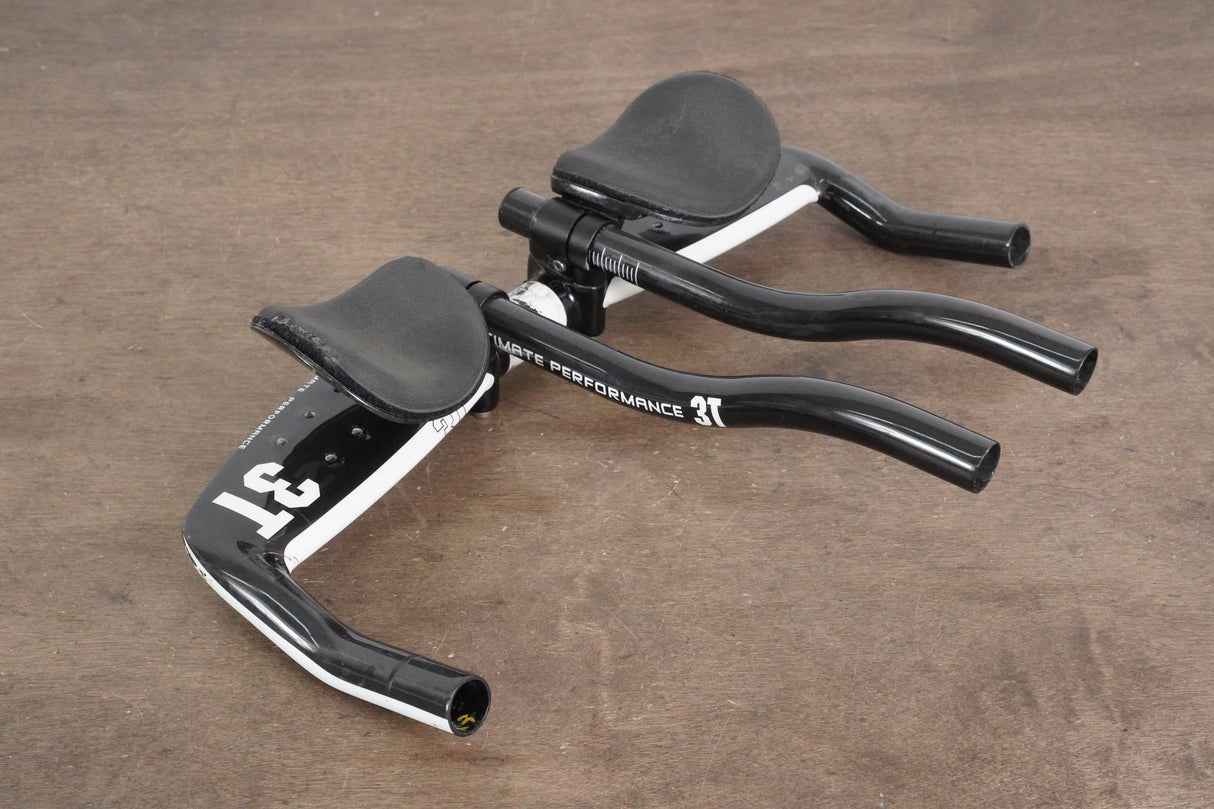 42cm 3T Mistral Pro Carbon TT Aero Base Bar + Carbon Extensions Handlebar 31.8mm