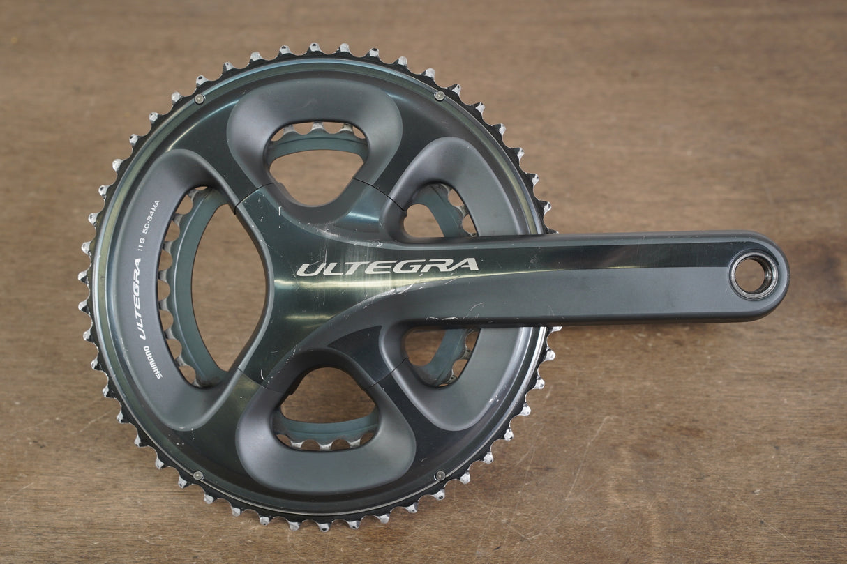 175mm 50/34T Shimano Ultegra FC-6800 11 Speed Crankset 8000