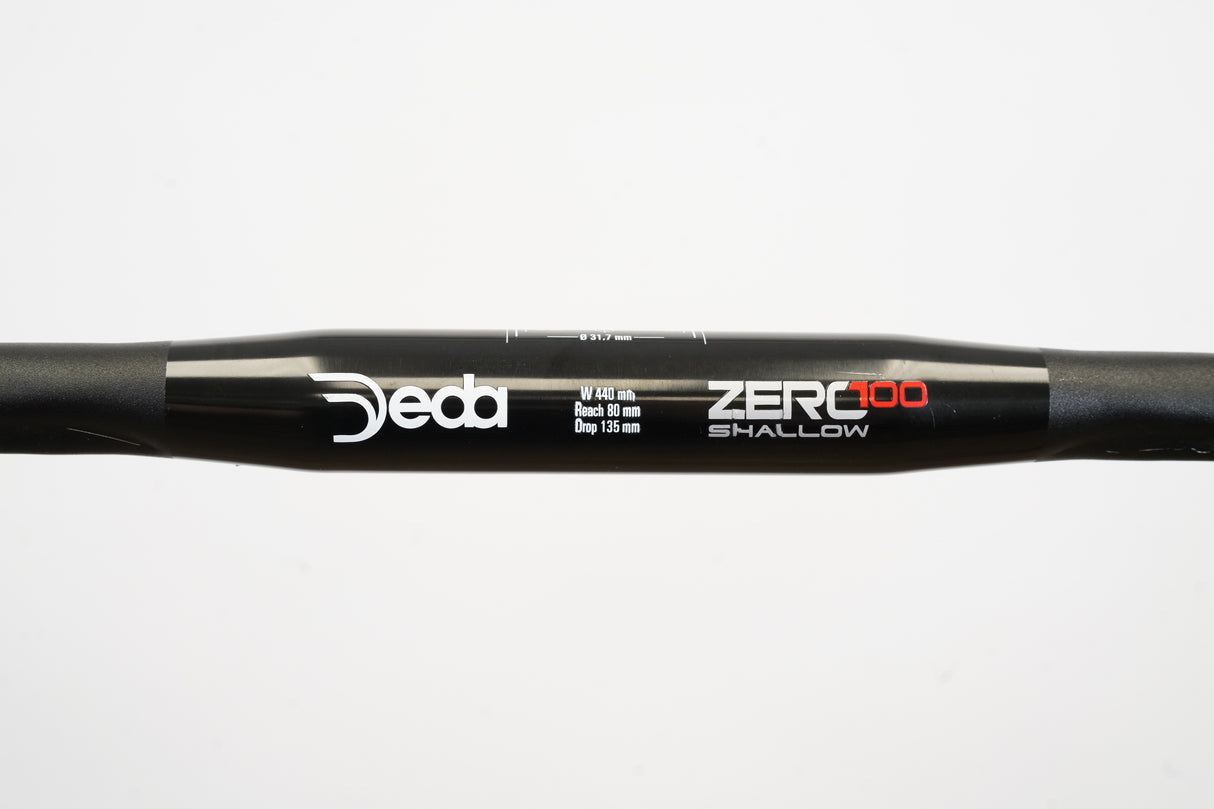 44cm Deda Elementi Zero100 Shallow Alloy Compact Road Handlebar 31.7mm Zero 100