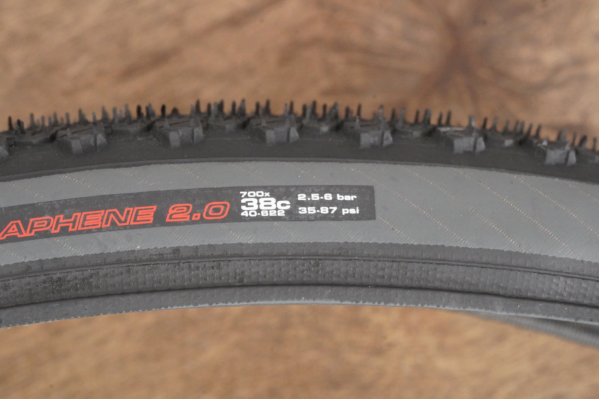 (2) 700x38C 25mm Vittoria Terreno Dry TL Graphene 2.0 Clincher Road Tires