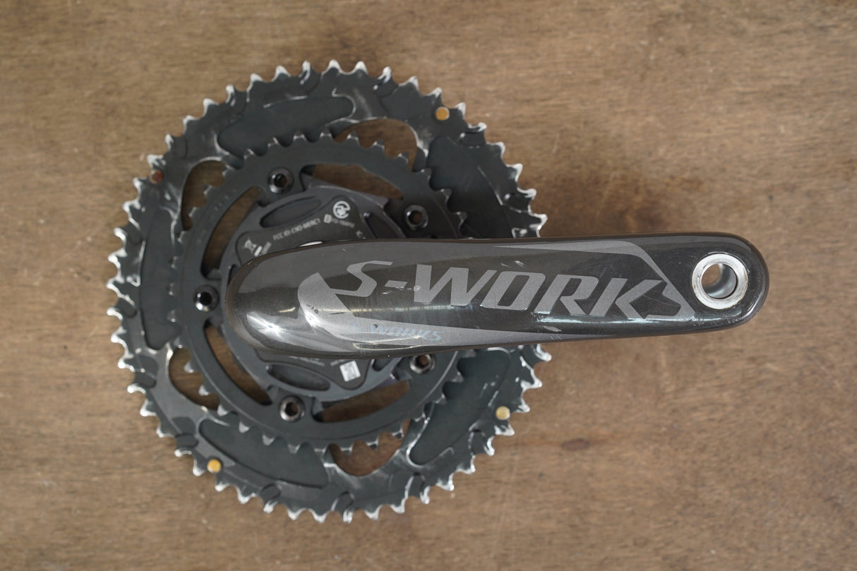 172.5mm 52/36T BB30 Specialized S-WORKS Quarq Power Meter Carbon Crankset