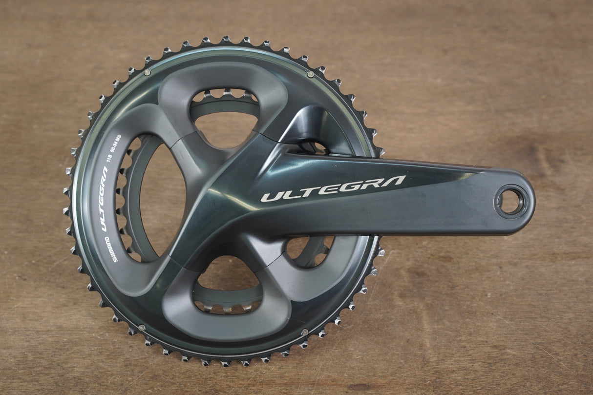 170mm 50/34T Shimano Ultegra FC-R8000 11 Speed Crankset 8000